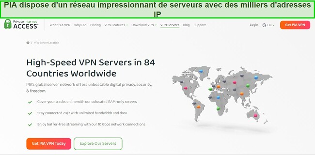 Moyens faciles de r&eacute;soudre un VPN bloqu&eacute; - R&eacute;seau de grands serveurs PIA